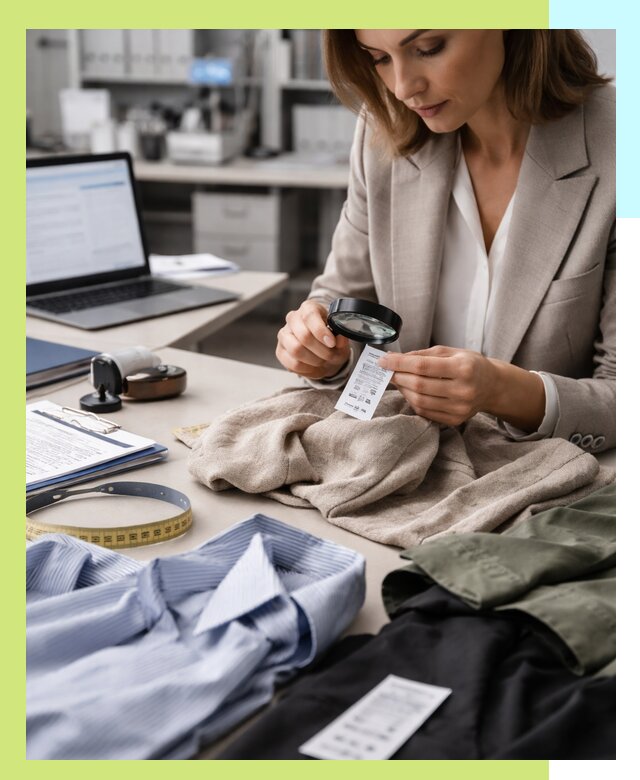 Сертификация одежды и текстиля в Воронеже, быстрая экспертиза