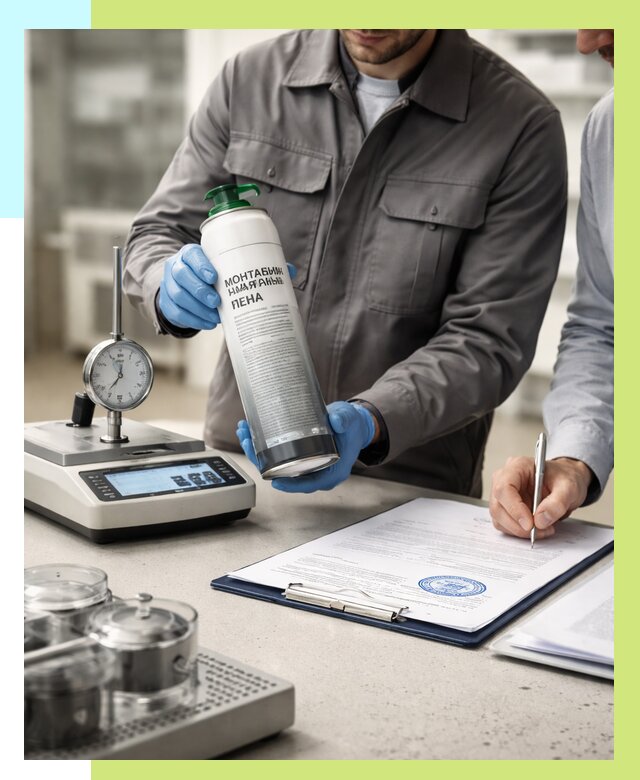 Сертификация монтажной пены в Воронеже от 16112 р. | Алешин-Врн