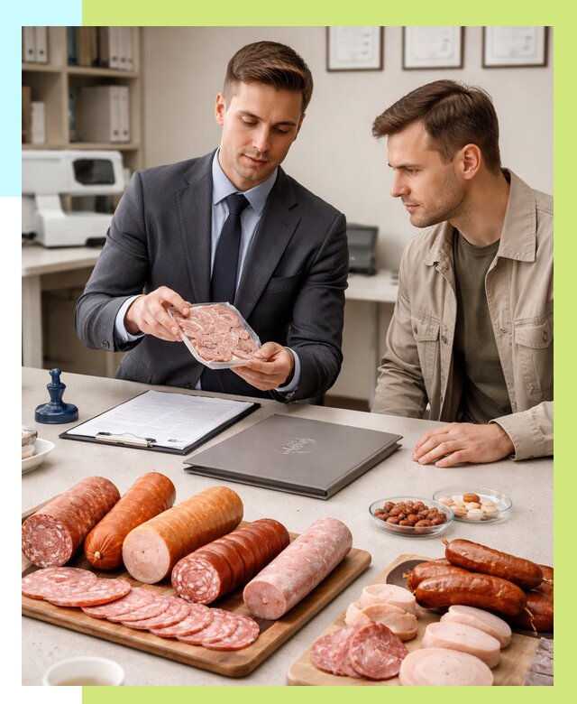 Сертификация колбасных изделий в Воронеже от 8056 р. | Алешин-Врн