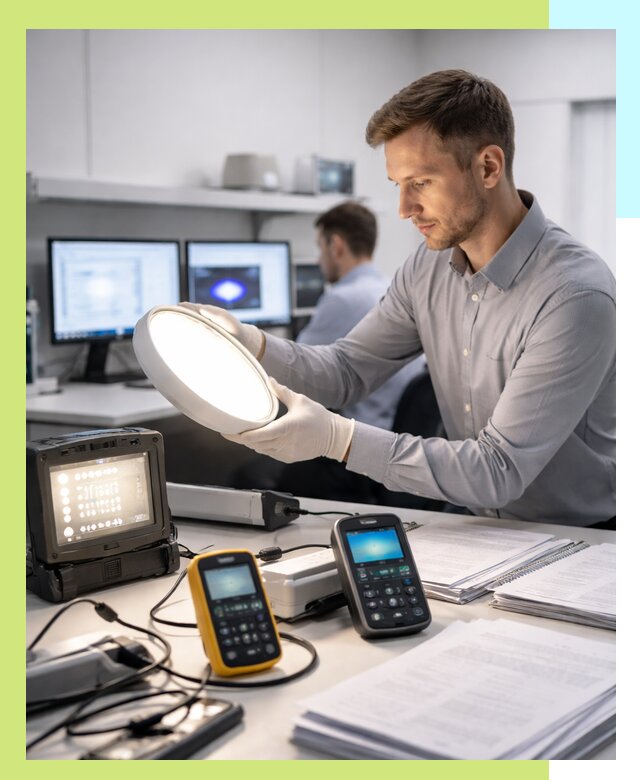 Сертификация светильников в Воронеже: испытания и оформление