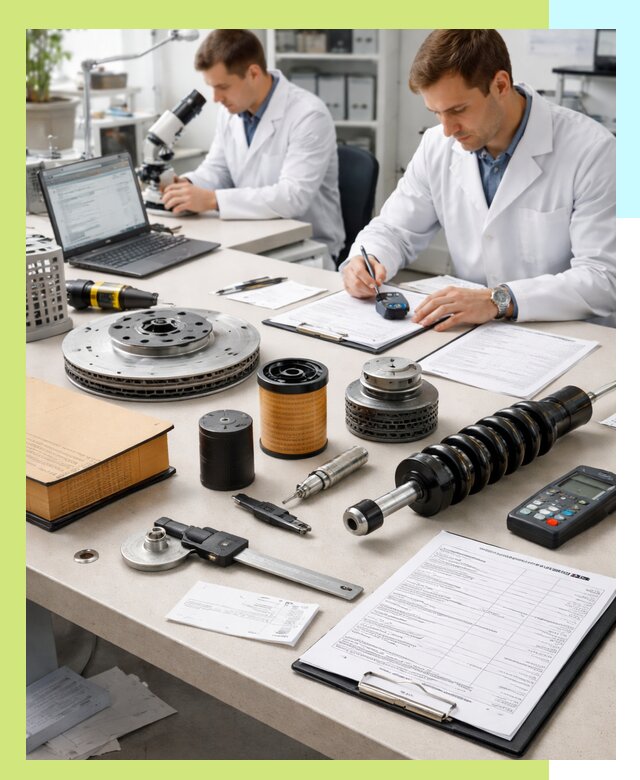 Сертификация автозапчастей и комплектующих в Воронеже по ГОСТ