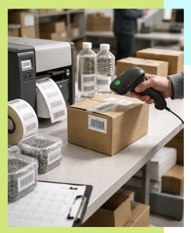 Штрихкодирование продукции и маркировка для продажи в Воронеже