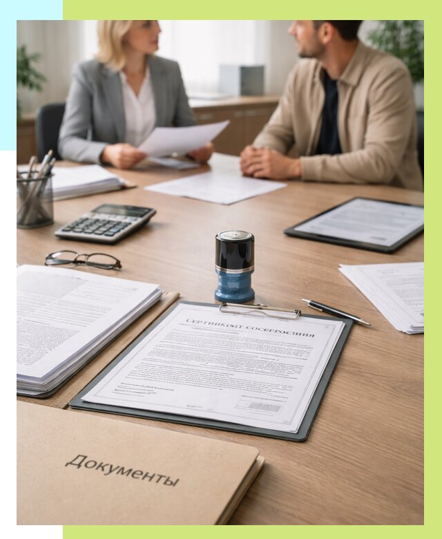 Сертификат соответствия на продукцию в Воронеже от 16112 р.|Алешин-Врн