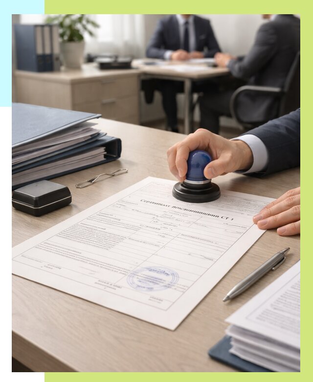 Сертификат происхождения СТ 1 в Воронеже от 4833 р. | Алешин-Врн