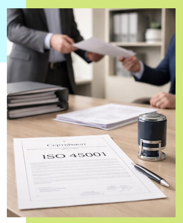 Сертификат ISO 45001 в Воронеже под ключ от 48335 р. | Алешин-Врн