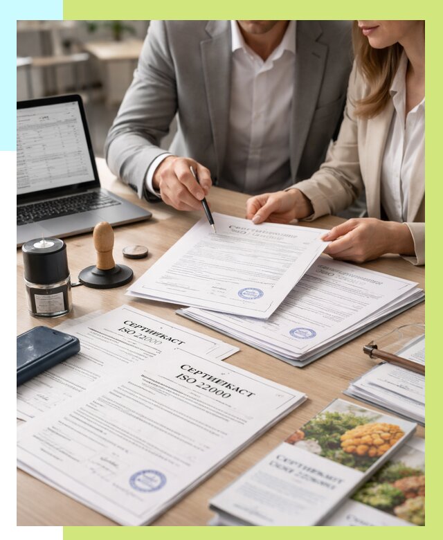 Сертификат ISO 22000 в Воронеже от 42964 р. под ключ | Алешин-Врн